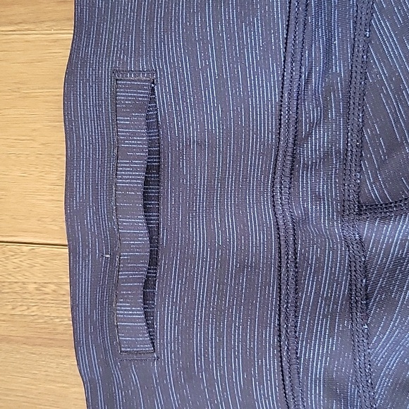 Outdoor Voices Cropped Legging Heathered Blue Gray Small Tech Sweat Two-Tone - Picture 8 of 9